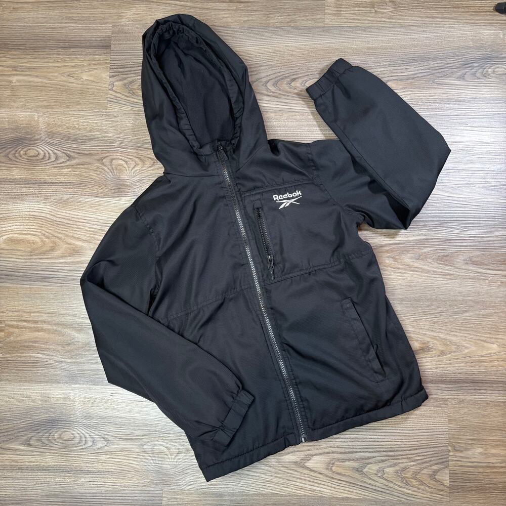 Reebok Jacket Size Medium Kids 10/12 Black